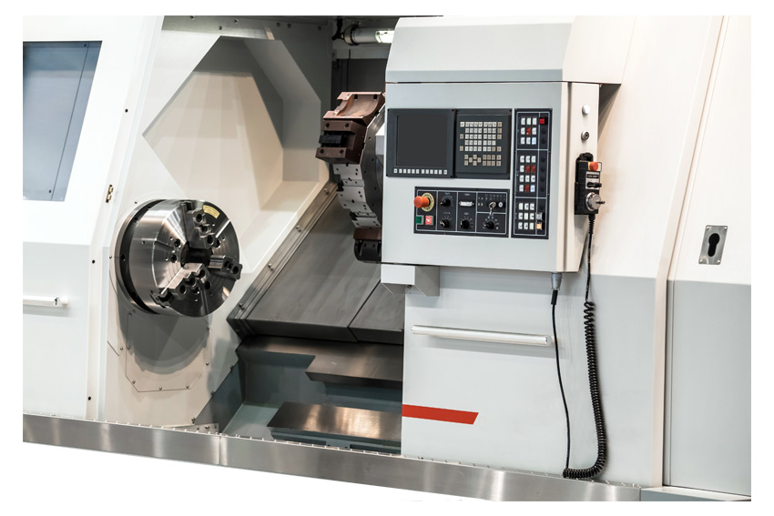 CNC turning center at Tychon's facility