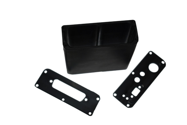 Machined PC board case components